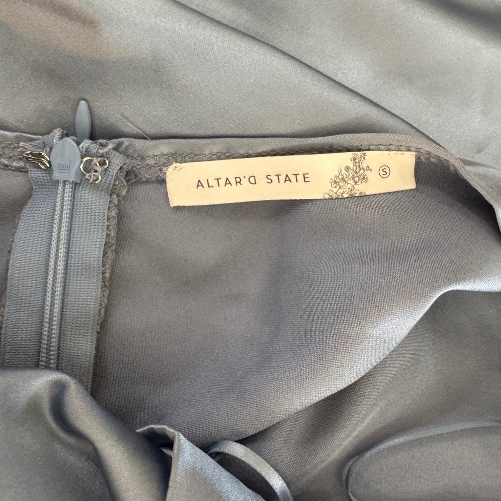 Small Light blue sleeveless Maxi dress